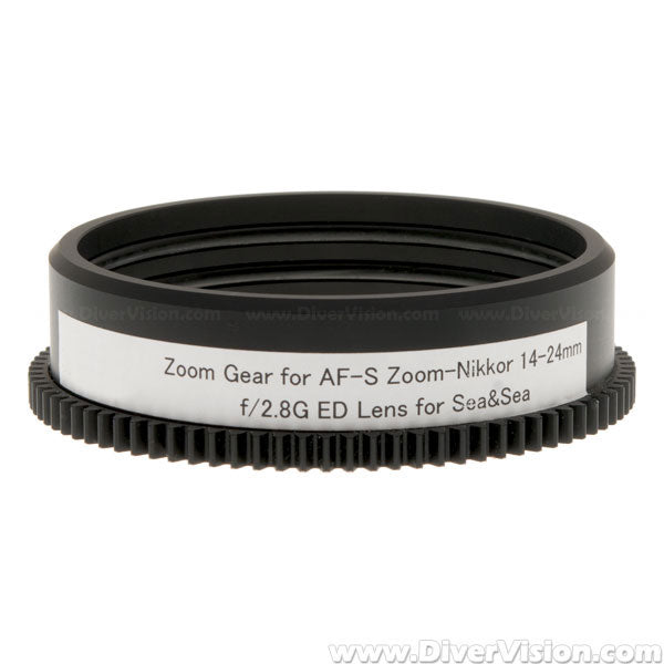 Howshot Zoom Gear for Nikon AF-S Zoom-Nikkor 14-24mm f/2.8G ED lens on Sea&Sea Housings Howshot Zoom Gear for Nikon AF-S Zoom-Nikkor 14-24mm f/2.8G ED lens on Sea&Sea Housings